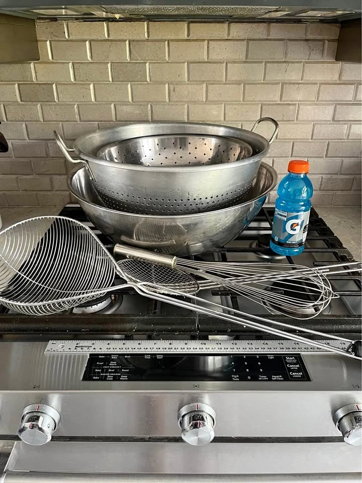 Commercial Stainless Steel Kitchenware Set