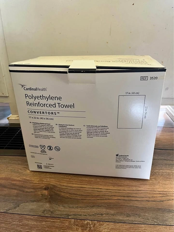 Cardinal Health Polyethylene Reinforced Towel