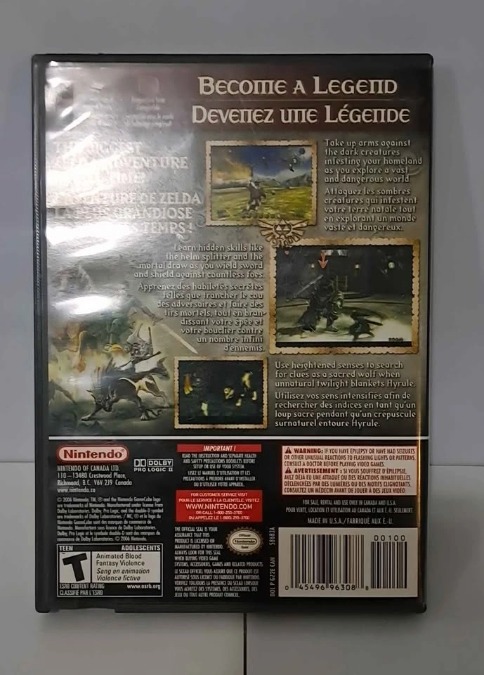 The Legend of Zelda Twilight Princess Gamecube - photo 2