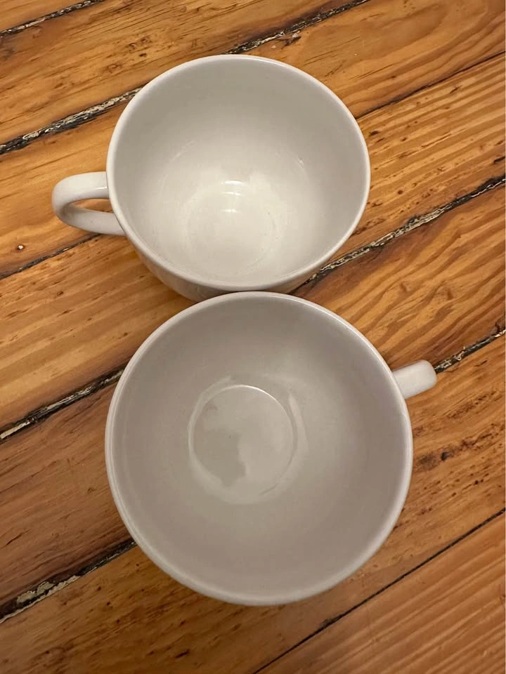 Drinkware Starter Kit! Set of 7 White Ceramic Cups - photo 4