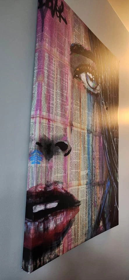 Loui Jover “Fahrenheit” Large Canvas Wall Art – 24” x 36” - photo 2
