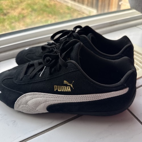 Size 11 - Puma Speedcat OG Black White W