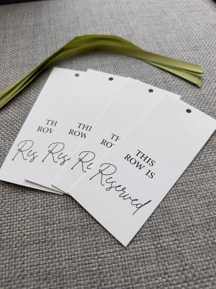 Reserved Seating Signs - photo 2