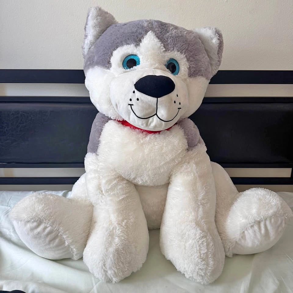 Jumbo Sized Husky Plush Toy