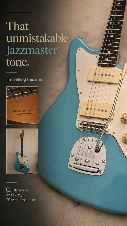 Fender Jazzmaster Electric Guitar - photo 5