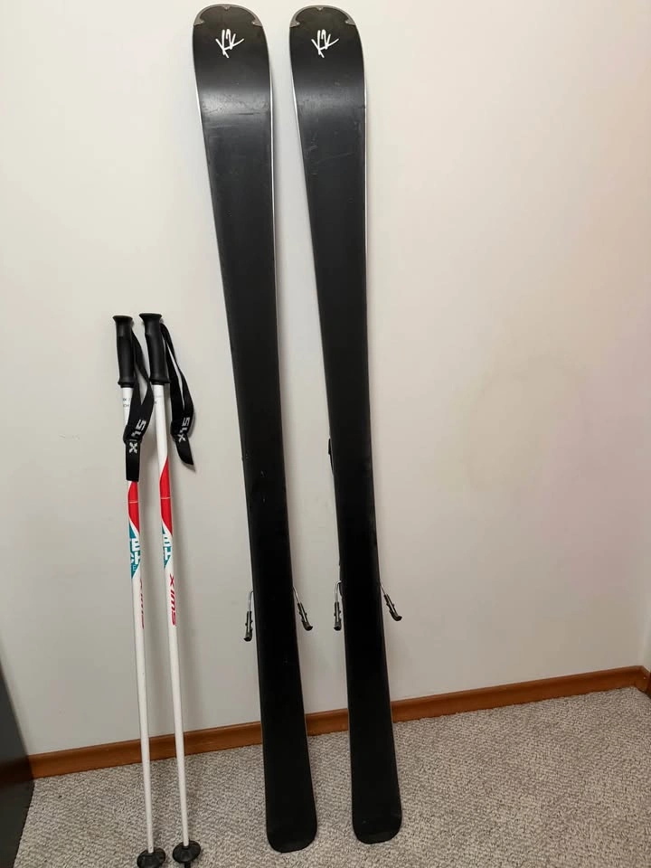 K2 Luv 75 All-Mountain Skis 156cm with Swix Poles - OBO - photo 2