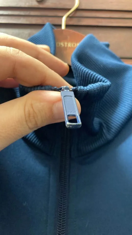 Adidas Blue Track Jacket size M Jeff/ portage park p/u image indicator(4)