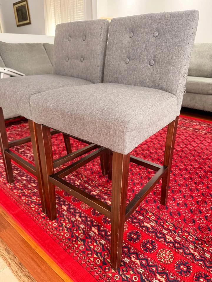 Grey Bar Stools - photo 2