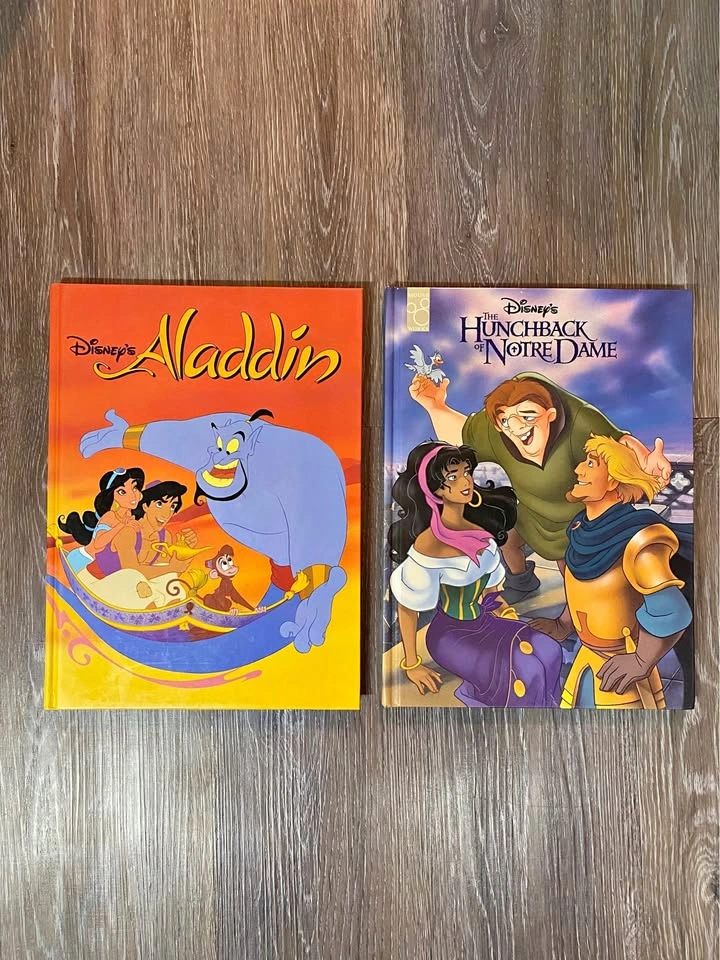 Disney's Aladdin and The Hunchback of Notre Dame Storybooks
