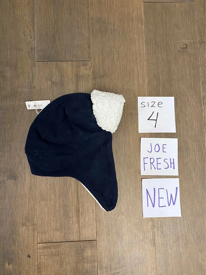 New boy winter hat size 4