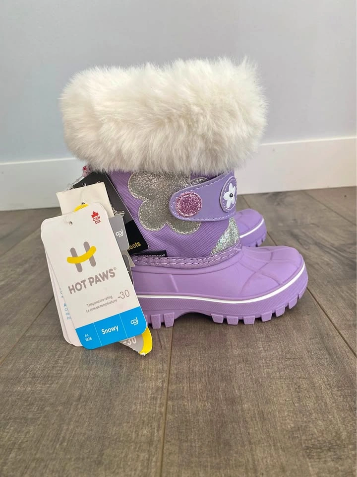 Hot Paws Purple Girls' Winter Boots Size 8T