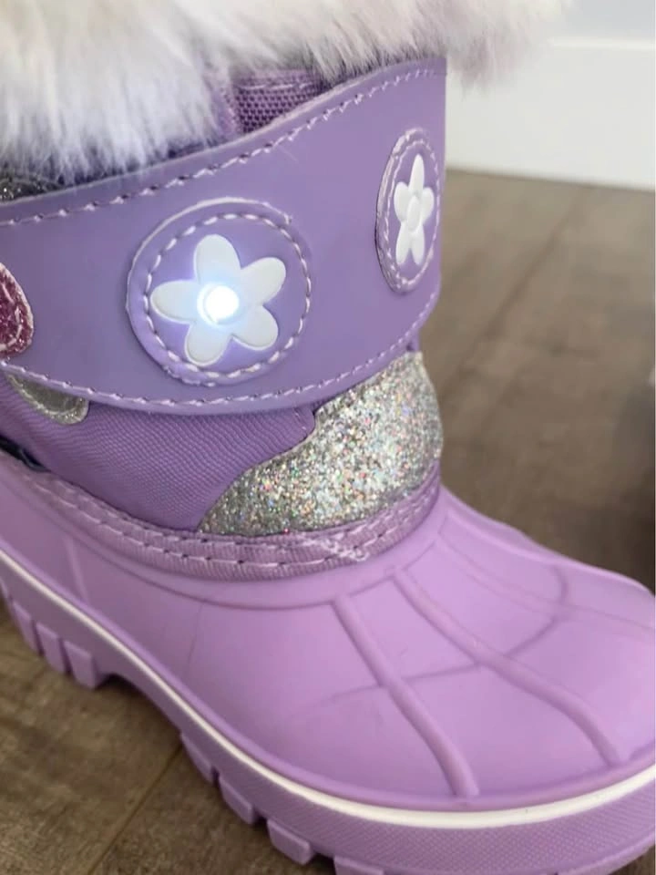 Hot Paws Purple Girls' Winter Boots Size 8T - photo 2