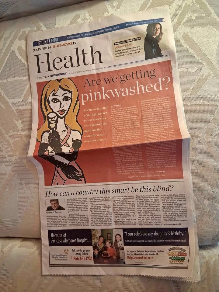 Vintage Toronto Star Newspaper Section - October 6, 2006