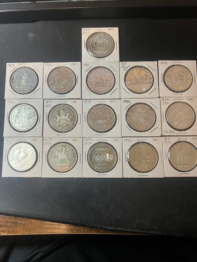 16 Silver Dollars