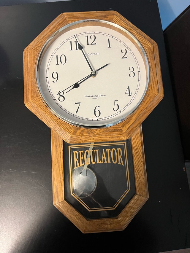 Ingraham Regulator Wall Clock