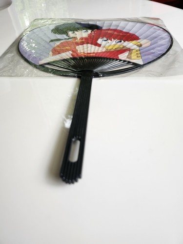 Vintage Ranma 1/2 Movic Uchiwa Hand Fan - photo 5