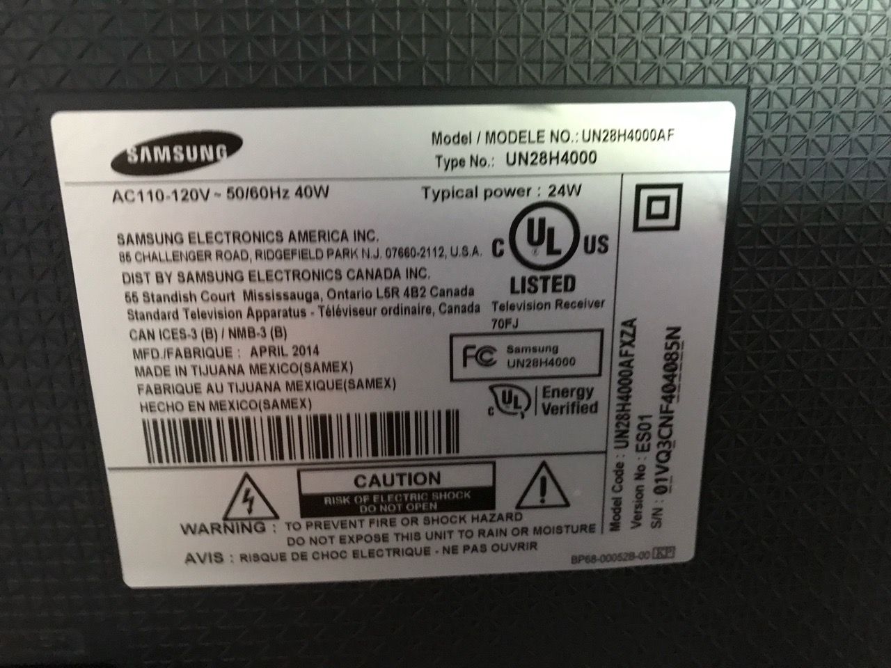 SAMSUNG 28” LED TV - photo 3
