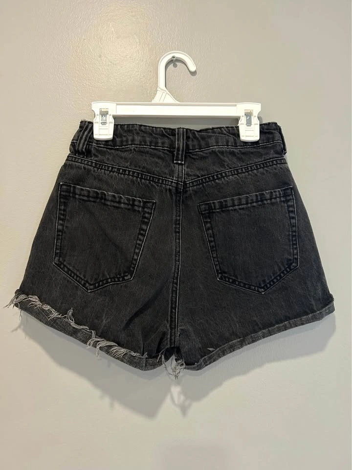 Garage black denim shorts - photo 2