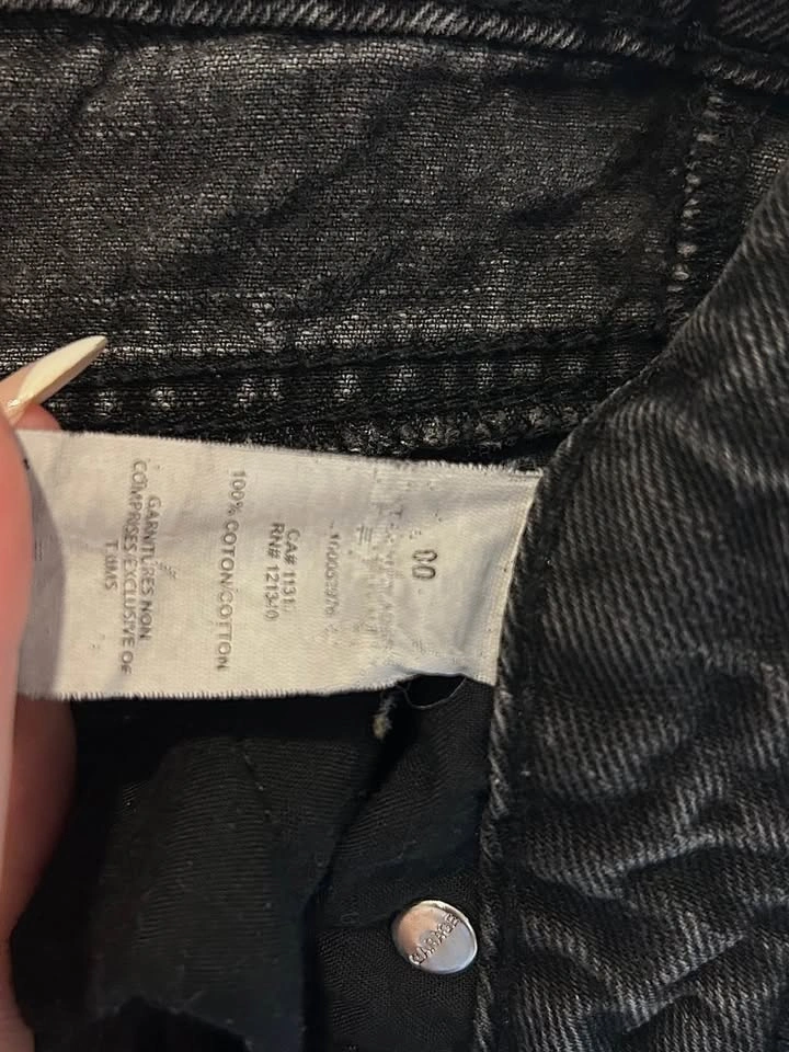 Garage black denim shorts - photo 4