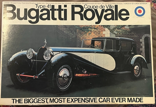 Entex 1:16 Bugatti Royale Type 41 – Coupe de Ville Unbuilt