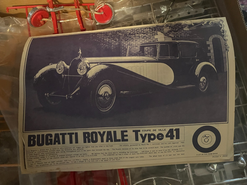 Entex 1:16 Bugatti Royale Type 41 – Coupe de Ville Unbuilt - photo 5
