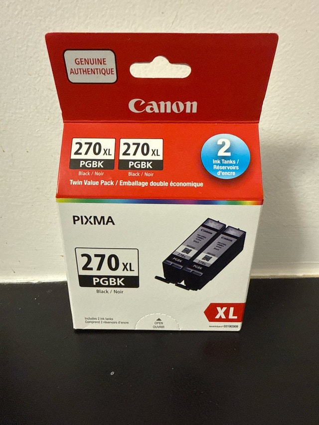 Canon 270XL PGBK Ink Twin Pack plus One