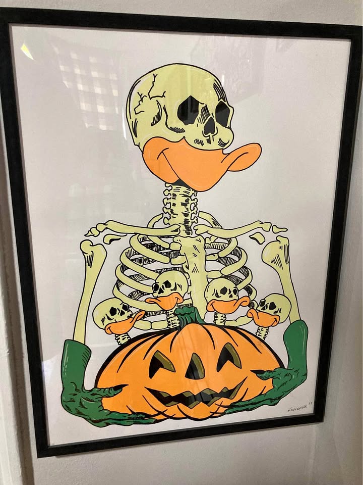 Framed Chicago Street Art Goosnek Jeff/ portage park p/u