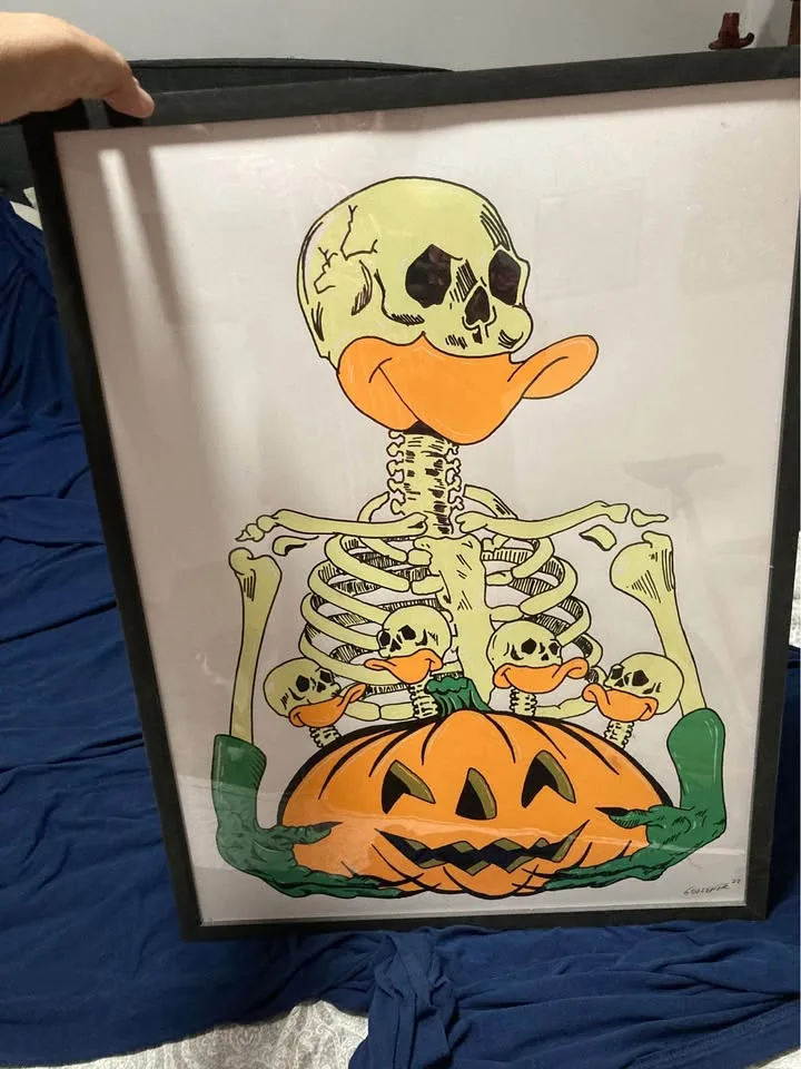 Framed Chicago Street Art Goosnek Jeff/ portage park p/u image indicator(4)