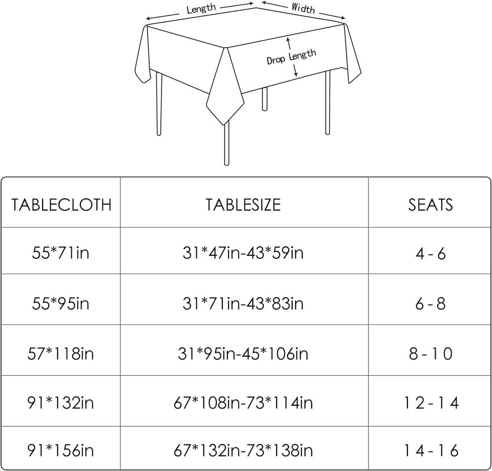 BALCONY & FALCON Faux Linen Table Cloth Olive 55x95 in BNWT - photo 5