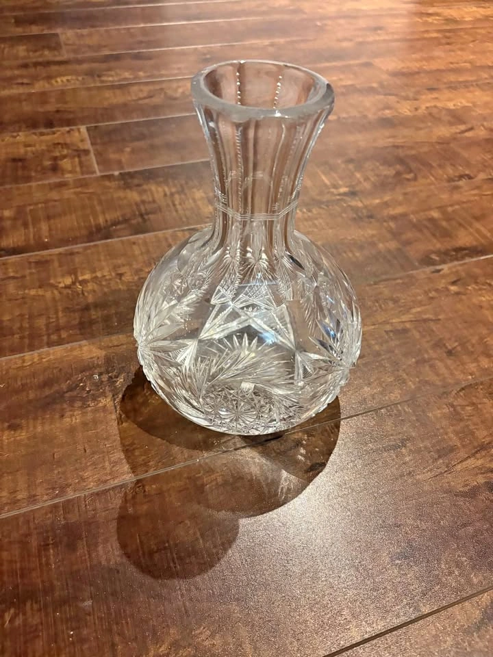 Vintage Cut Glass Decanter