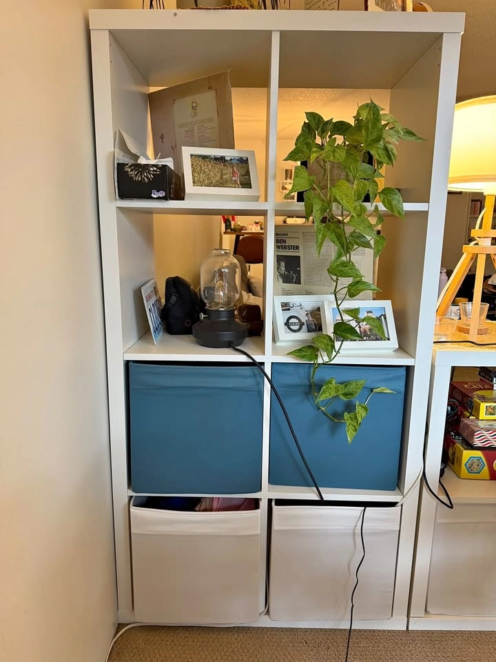 Ikea Kalax White Shelving