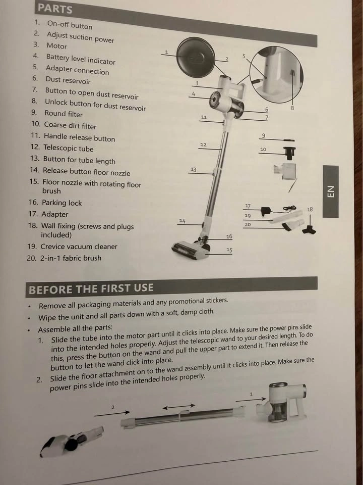 BRAND NEW Cordless Stick Vacuum Cleaner - photo 5