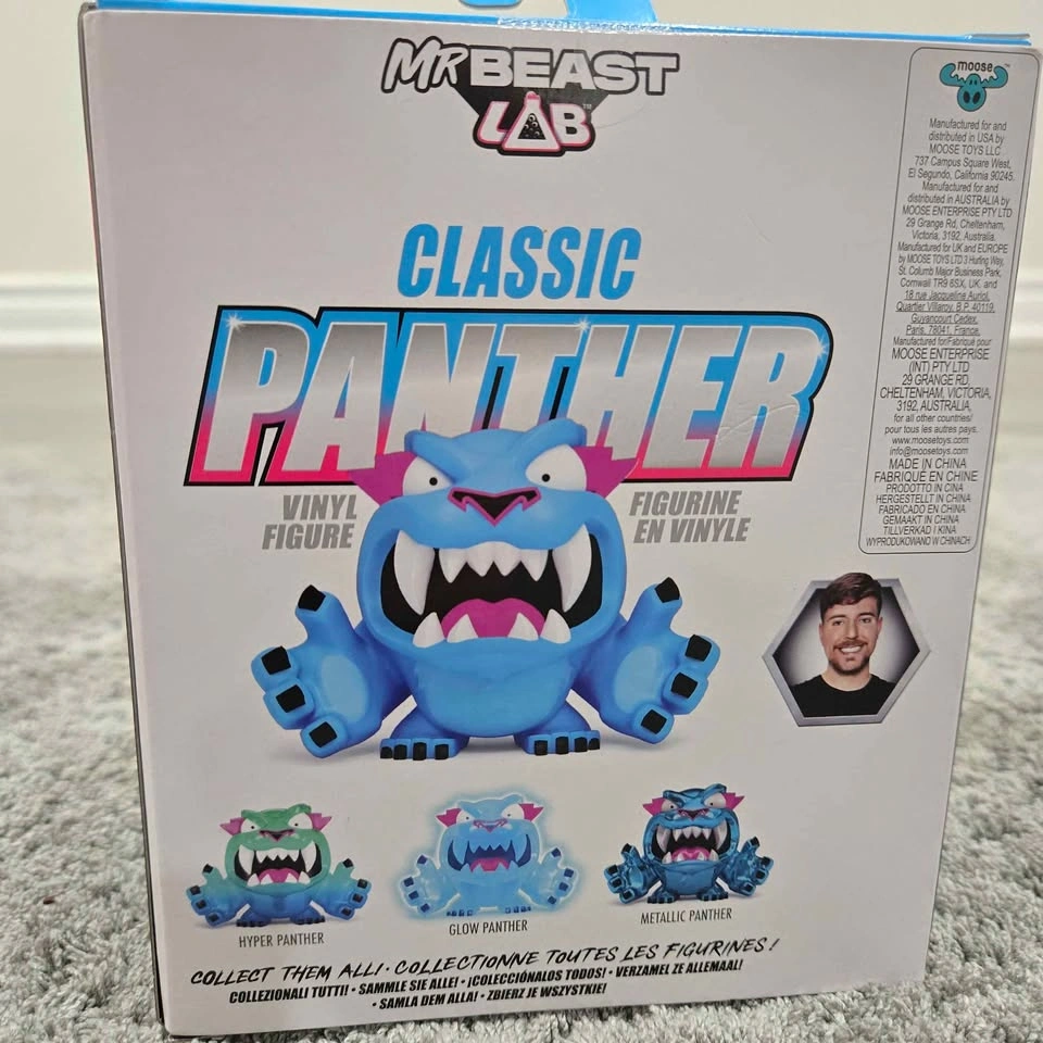 MrBeast Lab Classic Panther Vinyl Figure - photo 5