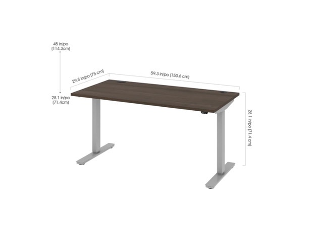 Electric Rising Desk: Bestar Upstand (Please Read Description) - photo 2