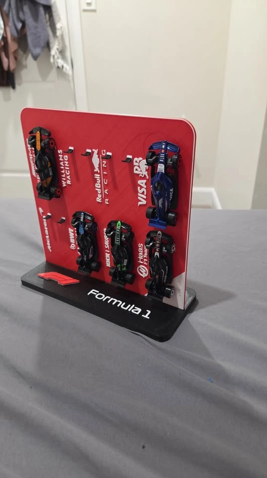 Formula 1 Miniature Race Car Display Set for Hotwheels - photo 2