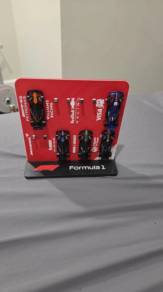 Formula 1 Miniature Race Car Display Set for Hotwheels - photo 4