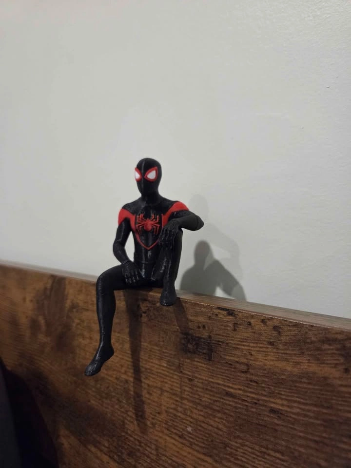 3D Printed Miles Morales Spider-Man Figure - photo 2