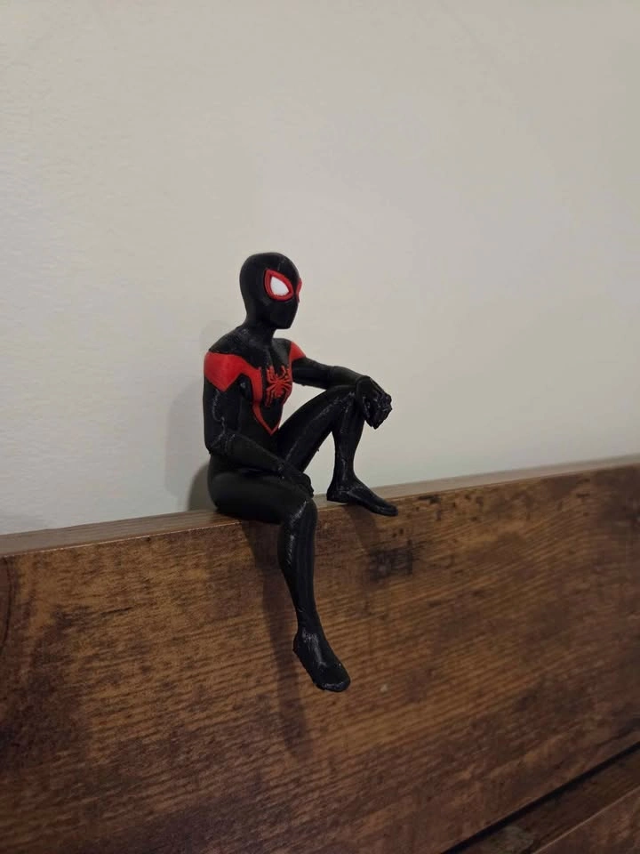 3D Printed Miles Morales Spider-Man Figure - photo 3