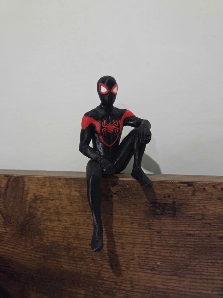 3D Printed Miles Morales Spider-Man Figure - photo 4
