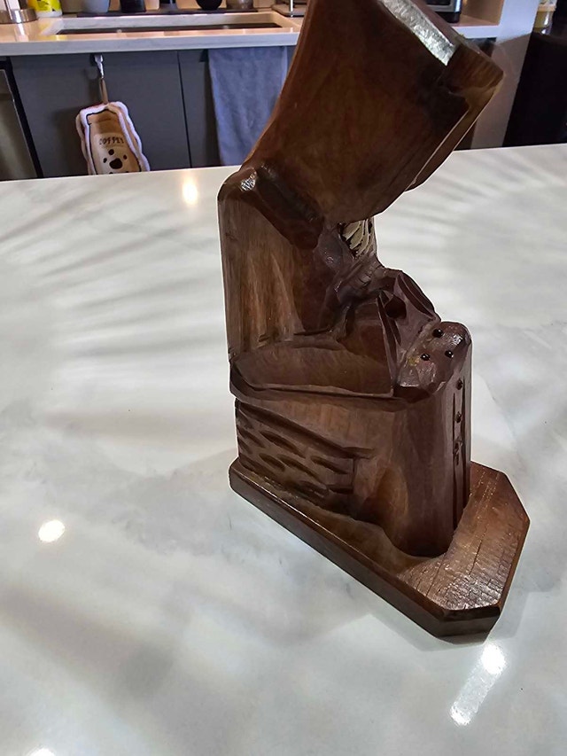 Wooden Monk Incense Burner - photo 3