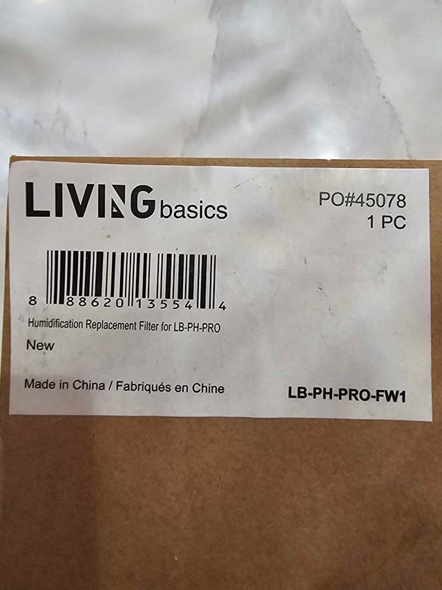 Living Basics Humidification Replacement Filter - photo 2