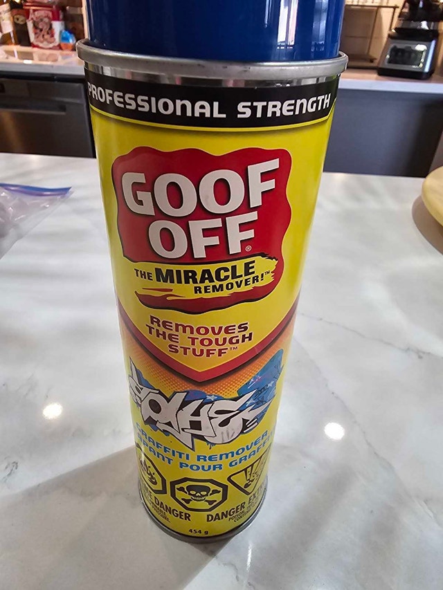 Goof Off Graffiti Remover