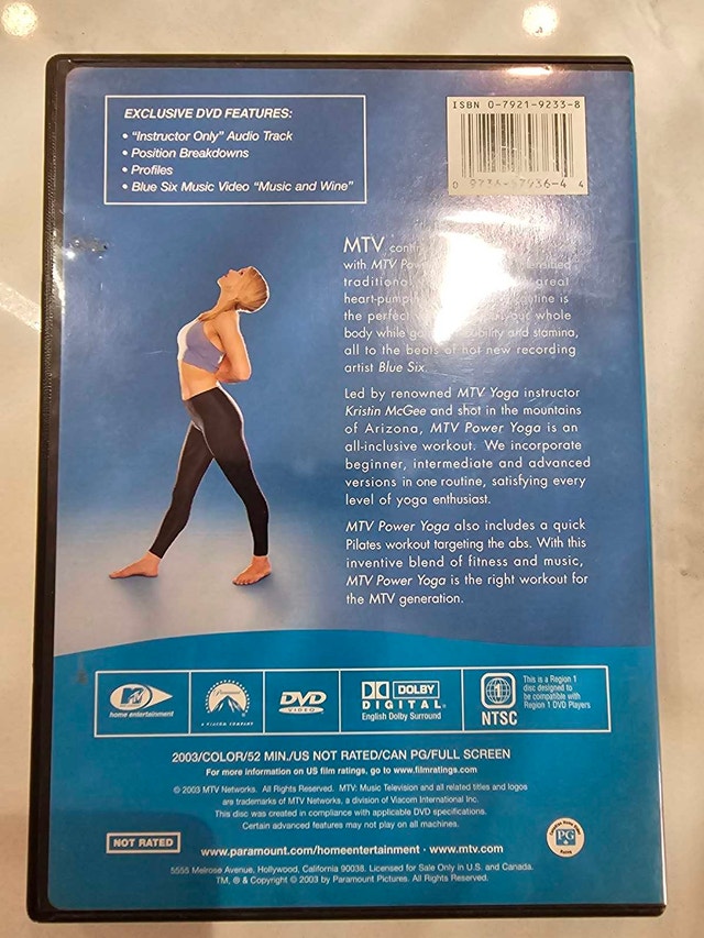 MTV Power Yoga DVD - photo 2