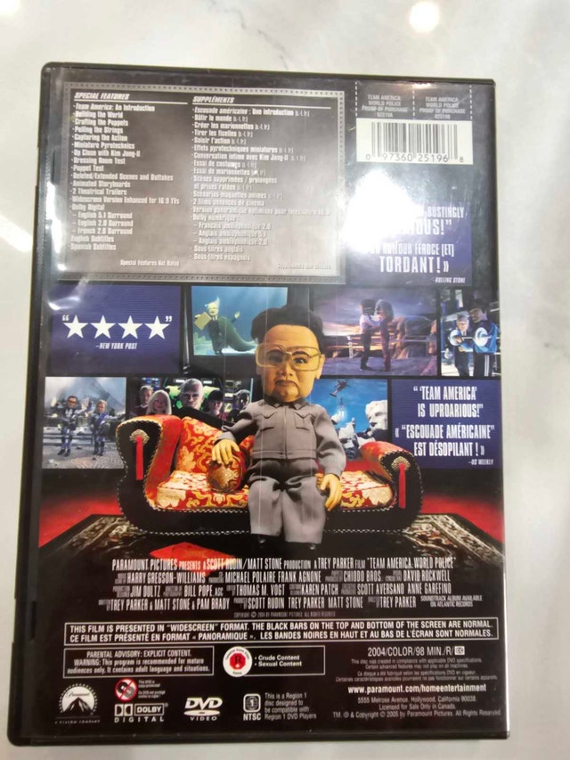 Team America: World Police DVD - photo 2