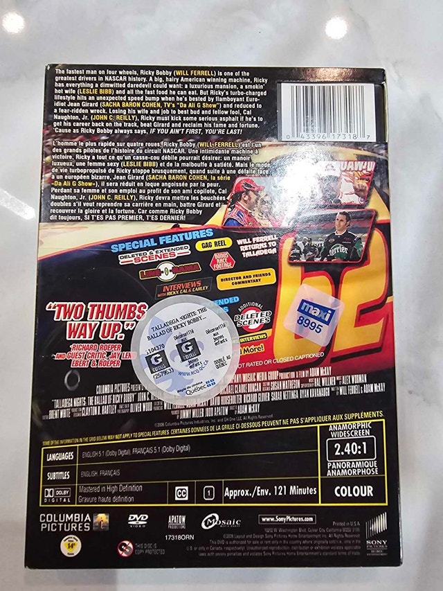 Talladega Nights: The Ballad of Ricky Bobby DVD - photo 2