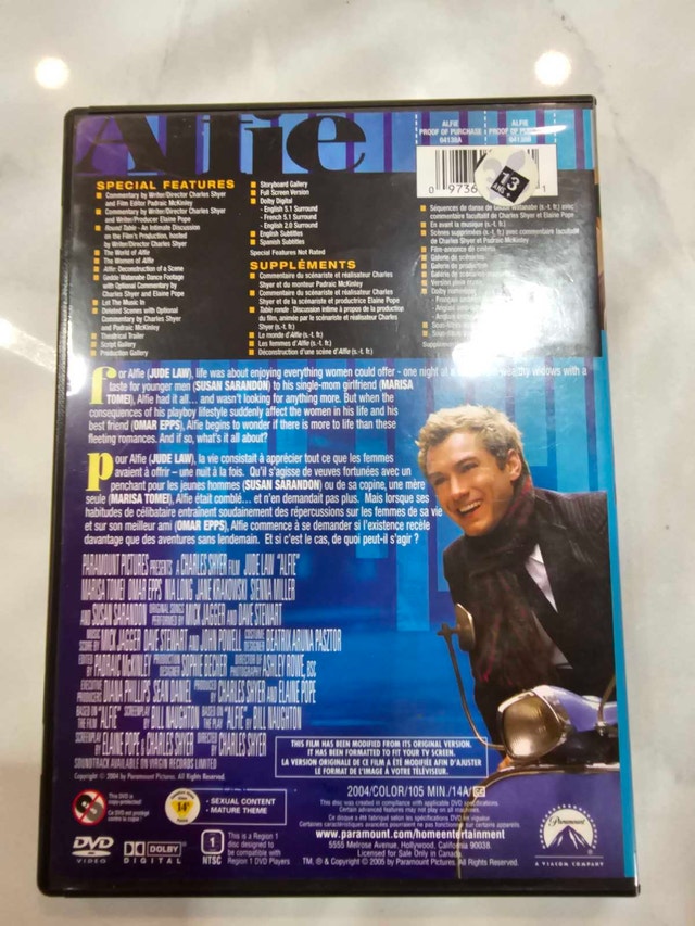 Alfie Paramount Pictures DVD - photo 2