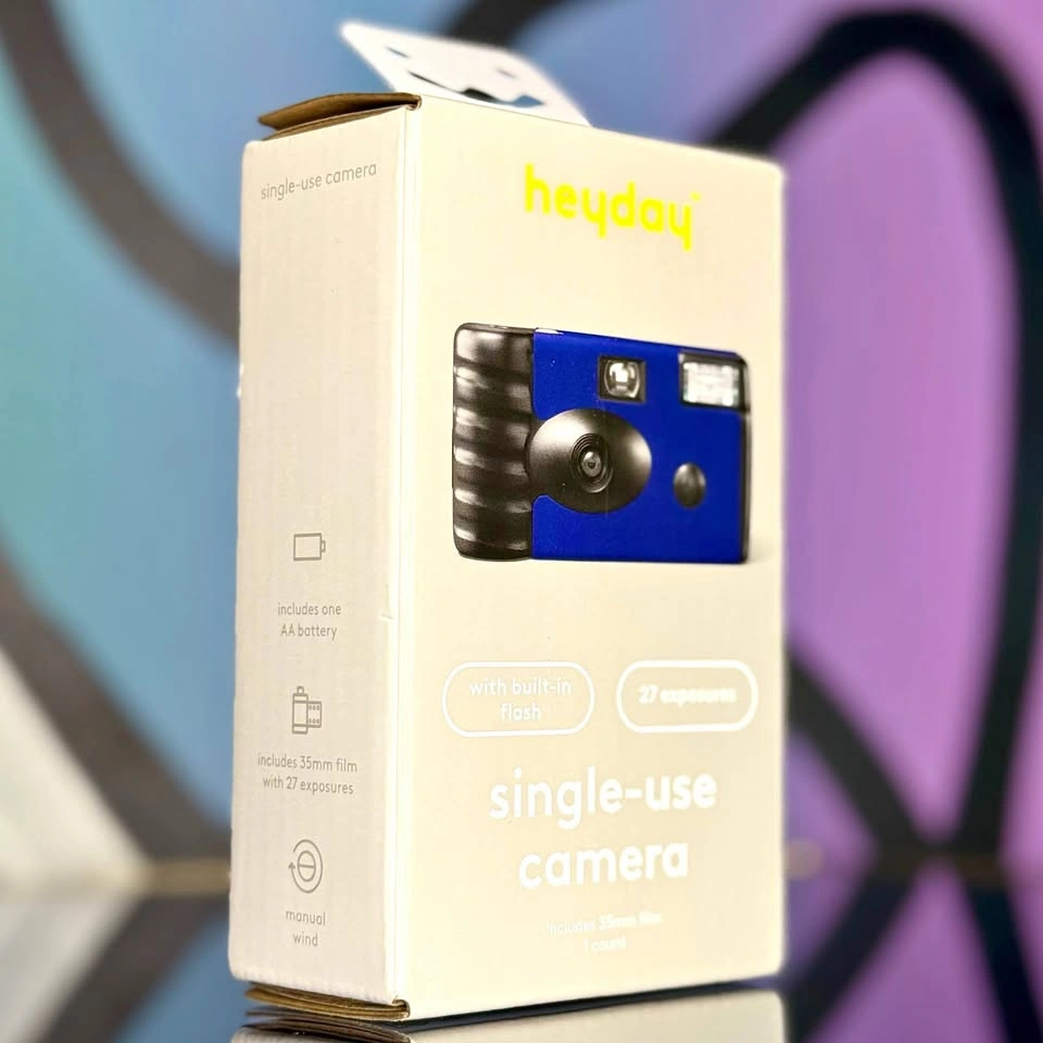 📸 Heyday Single-Use 35mm Film Camera w/ Flash – 27 Exposures – N