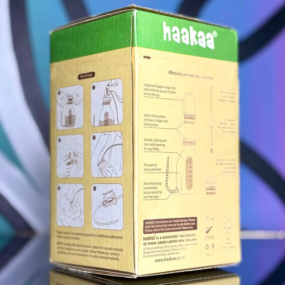 Haakaa Supplemental Feeding Tube & Pouch Set 4oz/120ml – Brand N - photo 2