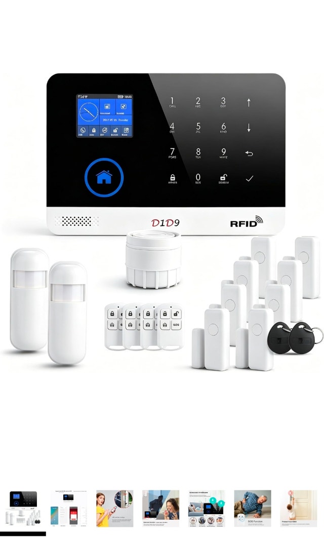 Did9 19-Piece Wireless DIY Home Burglar Alarm System - NEW