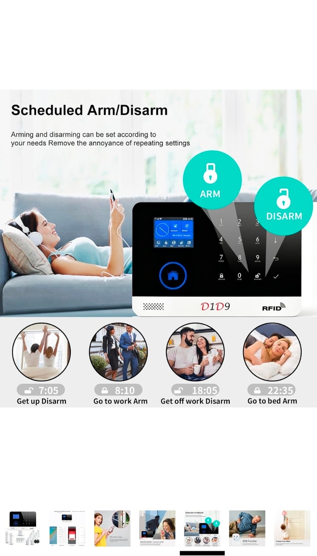 Did9 19-Piece Wireless DIY Home Burglar Alarm System - NEW - photo 5